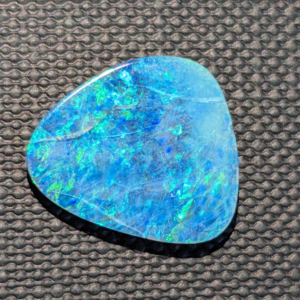 Vibrant Blue Opal Gemstone - Picture 4 of 5